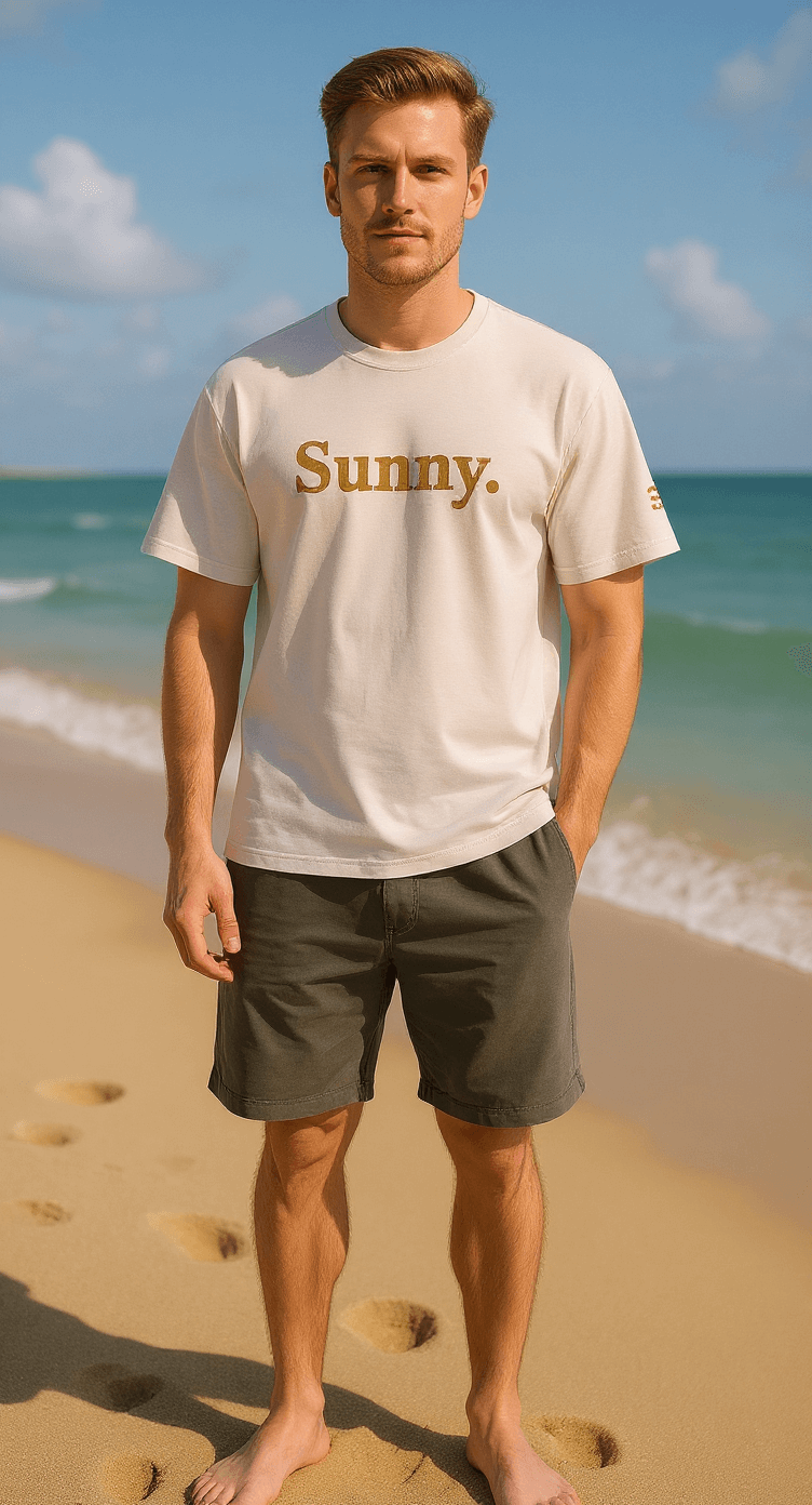 "Sunny." - Unisex Oversized Tee