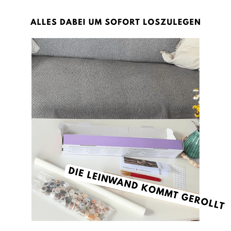 Malen nach Zahlen Set mit deinem Foto
