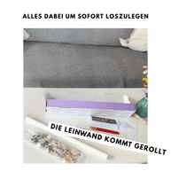 Malen nach Zahlen Set mit deinem Foto