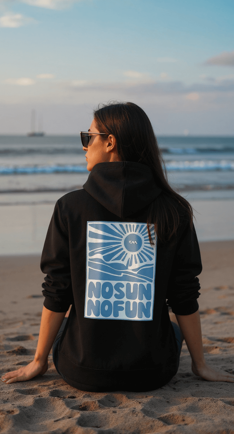 "No Sun. No Fun." - Unisex Hoodie