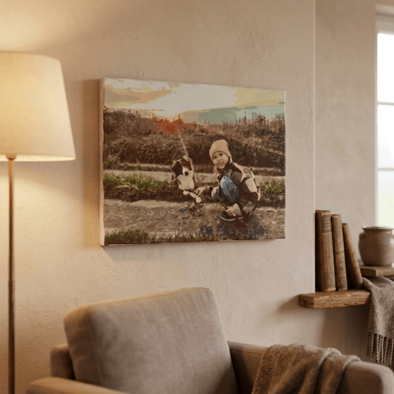 Malen nach Zahlen Set mit deinem Foto